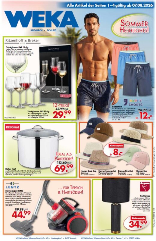 Werbung EW 33 für KC und SZ