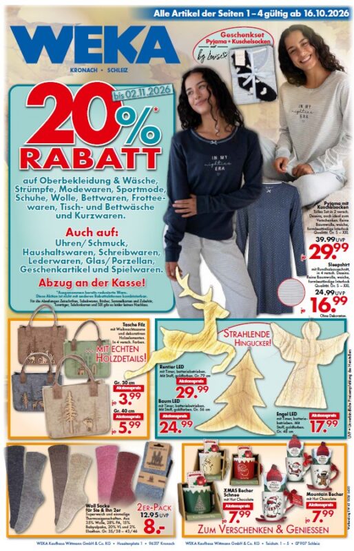 WEKA Werbung KW 43